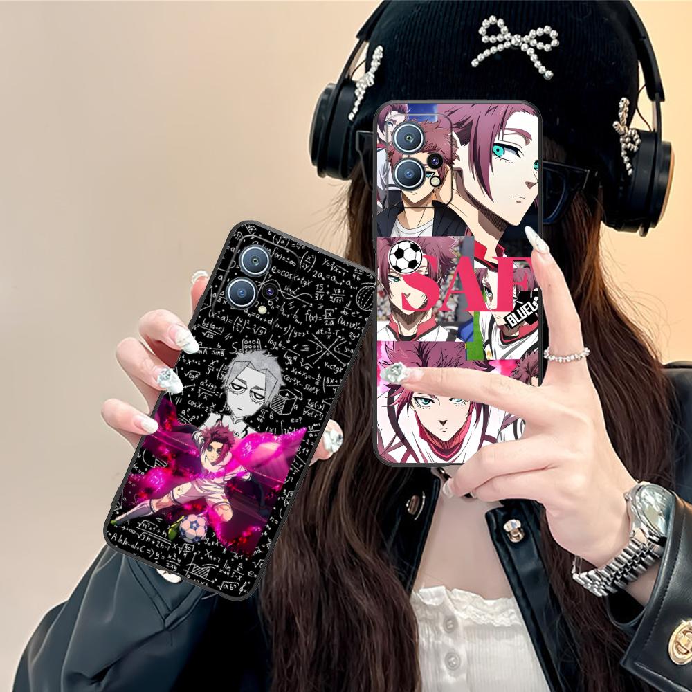 Blue Lock Itoshi sae Phone Case for Huawei P60 P50 P40 P30 P20 P10 P9 P8 Pro Lite Plus Black Cellphones Pretty Smartphone