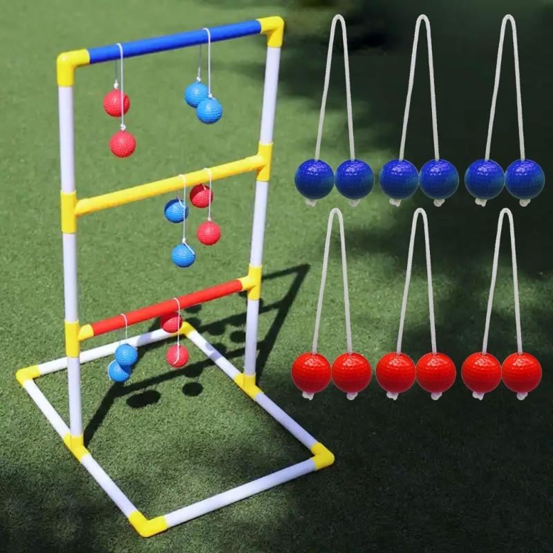 6Pcs Golf Tossing Ball Replacement Outdoor Lawn Yard Golf Throwing Ball Hard Golf Training Ball for Ladders Toss Game