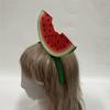Hawaiian Fruit Headband Adjustable Watermelon Hairband for Dance Performers and Party Celebration Dressingup Props
