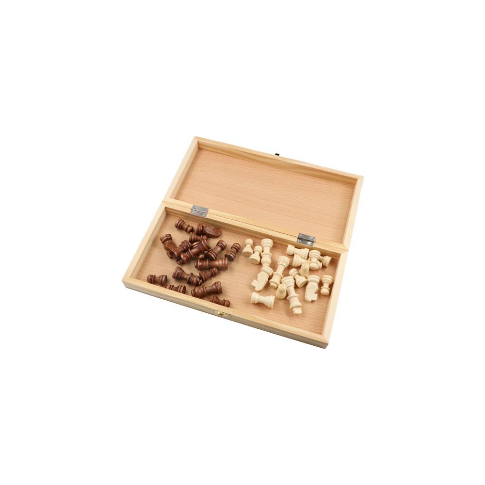 Kids Beginner Magnetic Chessboard Chess Board Wooden Puzzle Game Chess Set Chess Games Checkers