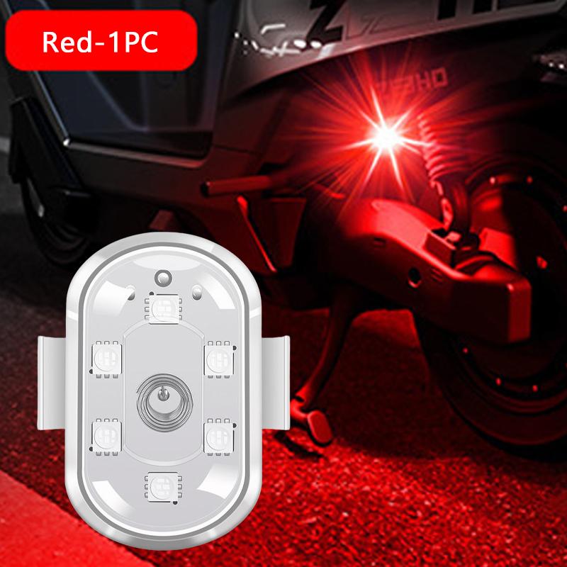 SEAMETAL Aircraft Strobe Lights Motorcycle Lights RGB Led Aircraft Strobe Lights Model Airplane Fixed Wing Bicycle Flashing Taillight