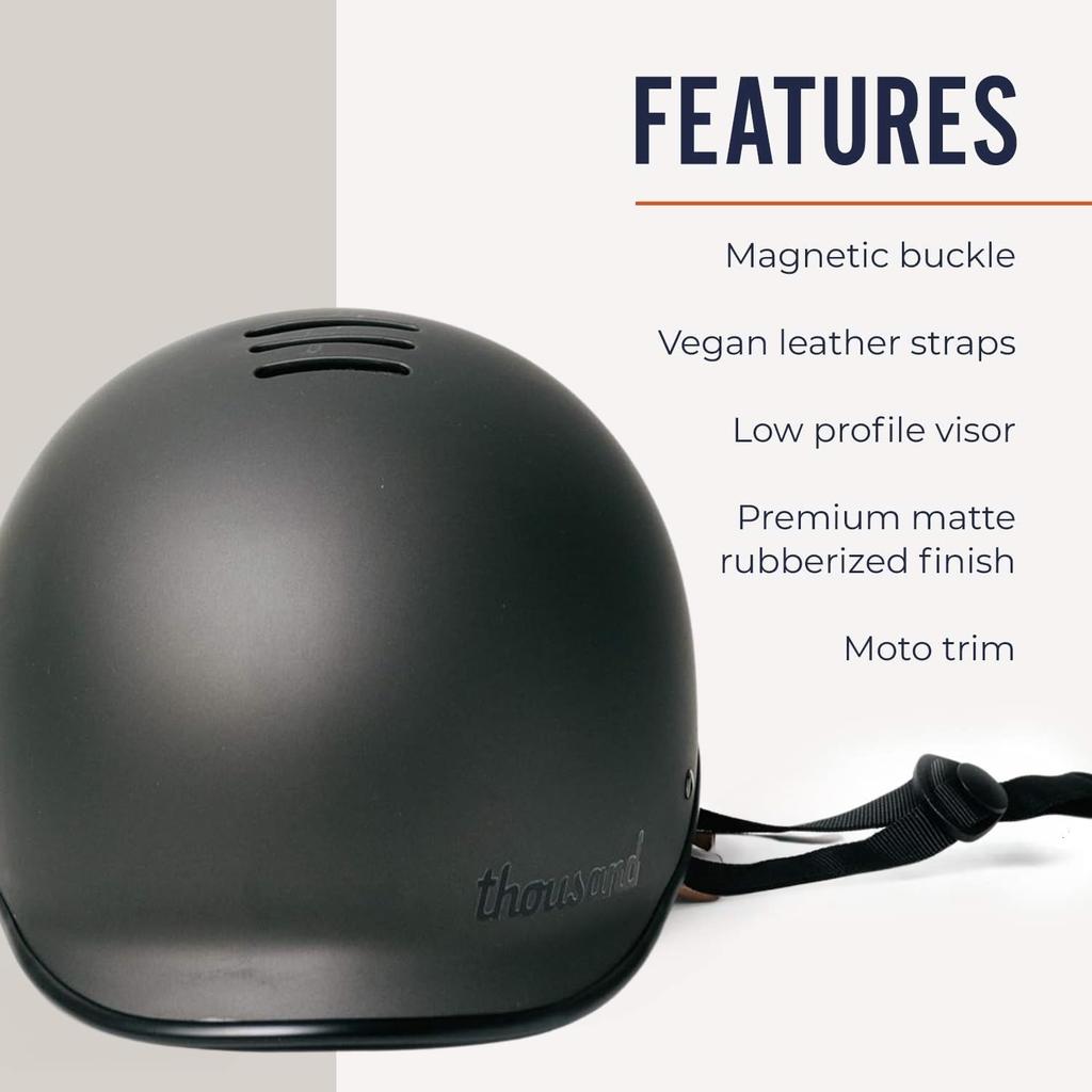 Thousand Heritage Helmet Stealth Black M 1.0 - - (57-59cm)