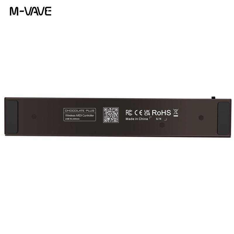 Tastiera Controller MIDI Wireless M-VAVE Chocolate PLUS con Pedale a 4 Pulsanti
