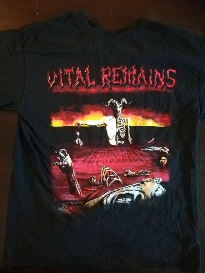 

Vital Remains Let Us Pray Альбом Футболка Унисекс Хлопковая футболка Все размеры UU27 L