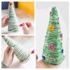 2 PCS Foam Cone Christmas and Crafts for Kids Themed Party Ornament DIY Decorations Children Supplies Shaped Polystyrene