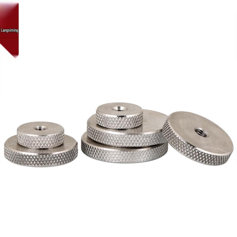 304 Stainless Steel Knurled Hand-Tightened Adjustment Nut M2.5-M12