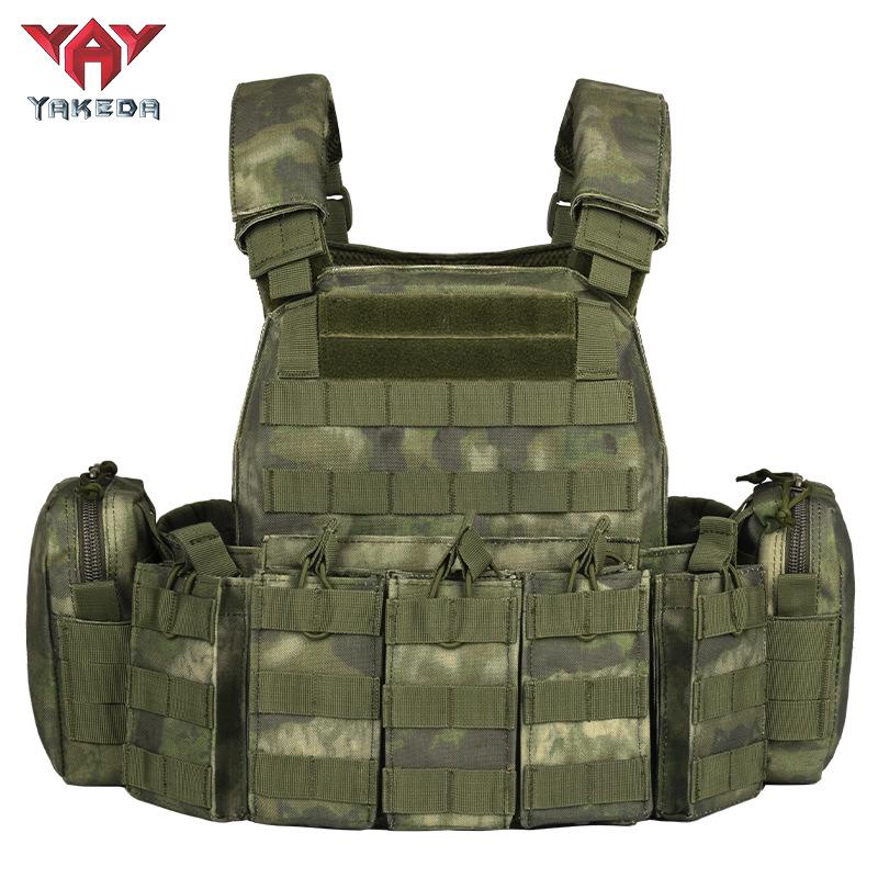 YAKEDA Breathable MOLLE Camouflage Tactical Vest for Outdoor Training