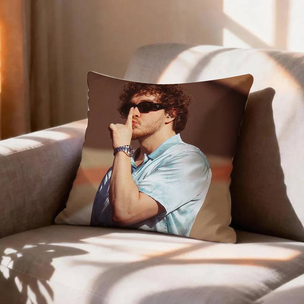 Singer Jack HHarlow  Pillow Case Pattern Printed Pillowcase For Living Room Sofa Cushion Cover