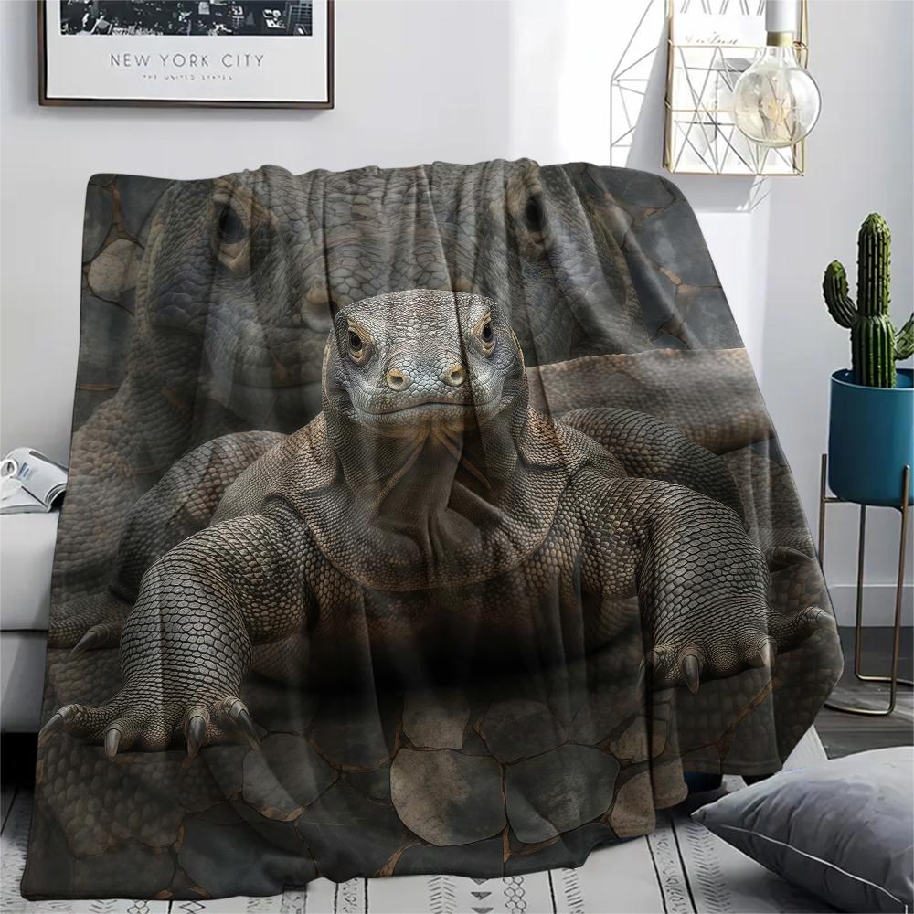 1 Pezzo Coperta in Flanella con Stampa Cartone Animato, Alta Qualità Confortevole per Tutte le Stagioni, Decorazione per la Casa, Calore e Comfort, Perfetta per Regalo di Natale Compleanno