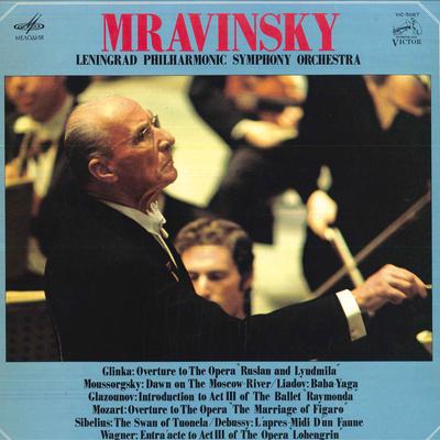 LP Record EVGENI MRAVINSKY LENINGRAD PHILHAR  Mravinsky Live 1965 VIC5067 MELODIYA 1977 Japan Classical Used