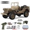 JJRC C8815 Auto RC 1/10 WILLYS 1941 4WD RTR RC Crawler Auto Telecomandata 2.4G Arrampicata Fuoristrada Camion RC Militare Giocattoli Regalo