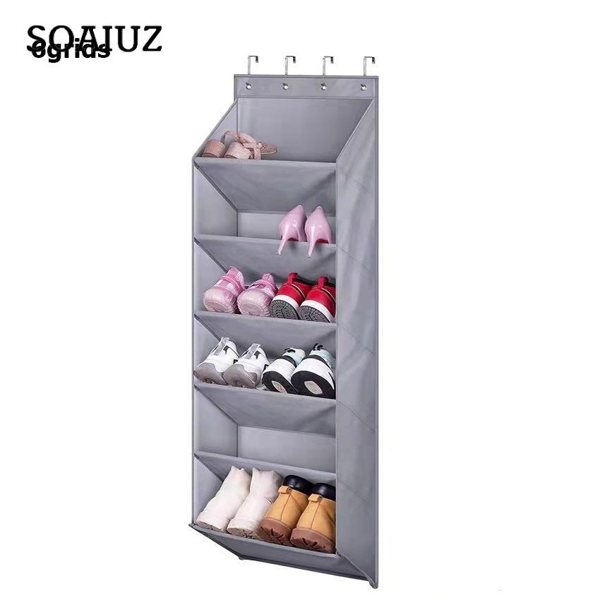 Multi-functional Storage Bag Behind the Door Wall Hanging Shoe Bag Bedroom Multi-layer Clutter Storage Bag