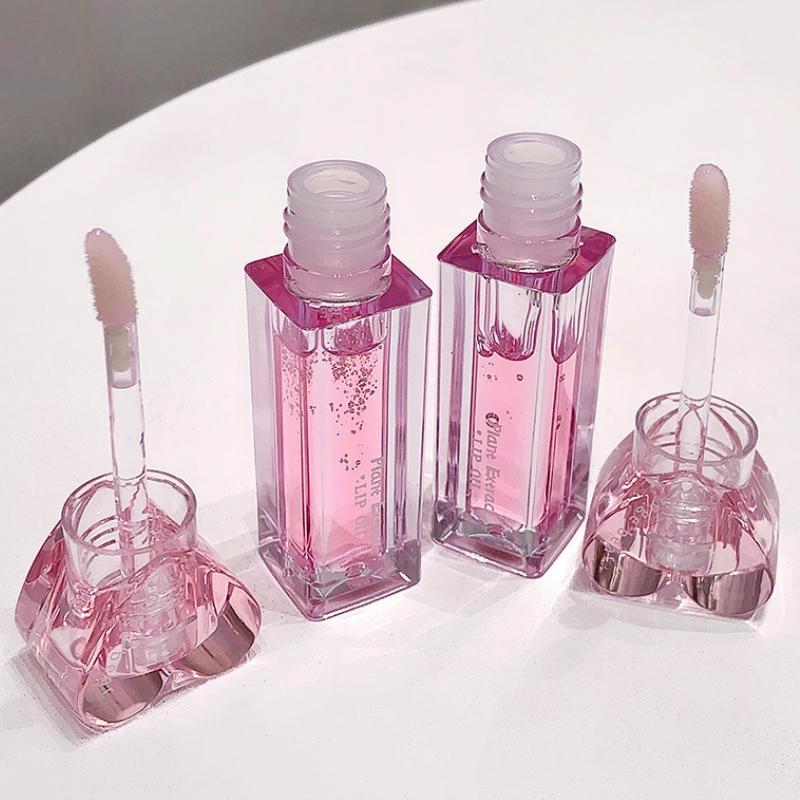 2 ks/Sada Sada péče o rty Hydratační Redukuje suchost Vrásky Transparentní Tónovaný Zrcátko DUDU Olej na rty Maska na rty Dívčí Rtěnka Podklad pod make-up