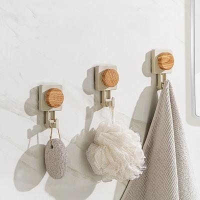 1/2 Stück Saugknapfhaken Leistungsstarker Vakuum Schlüssel Kleiderbügel Haken Wand Küche Badezimmer Bademantel Mantel Handtuch Organizer Halter Haken