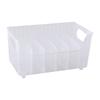 Clear Plastic Food Storage Organizer Large Capacity Spice Storage Box  Snack Storage