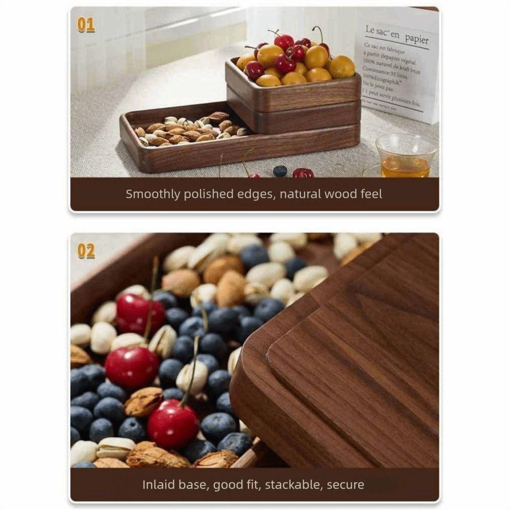 Japanese Style Candy Plate Stackable Fruit Tray Multi-Shape Dessert Plate Fruit Serving
