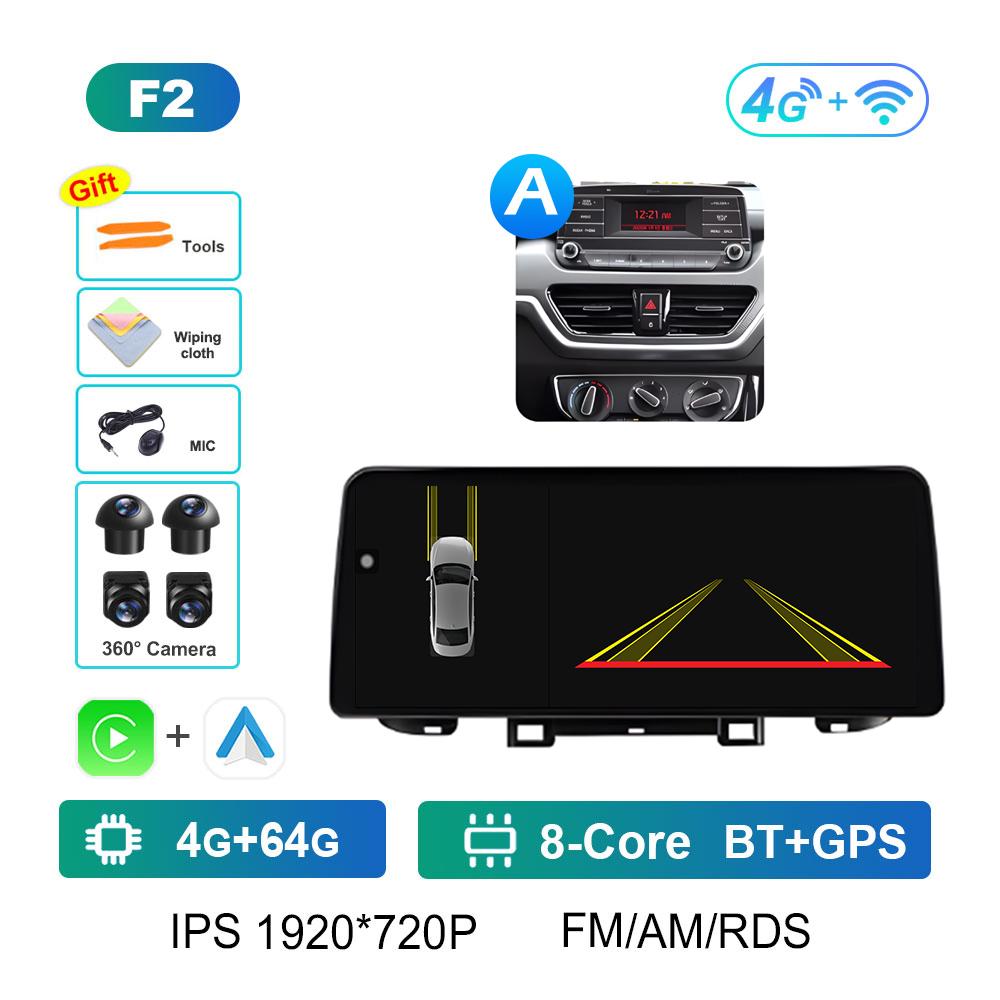 Android Intelligent System DSP Stereo for Kia Sportage 2018 - 2019 Wireless Carplay 12.3 Inch Touch ScreenCooling Fan Bluetooth