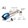 Moped Motorcycle GP Exhaust - Stainless Steel GY6 Performance Pipe