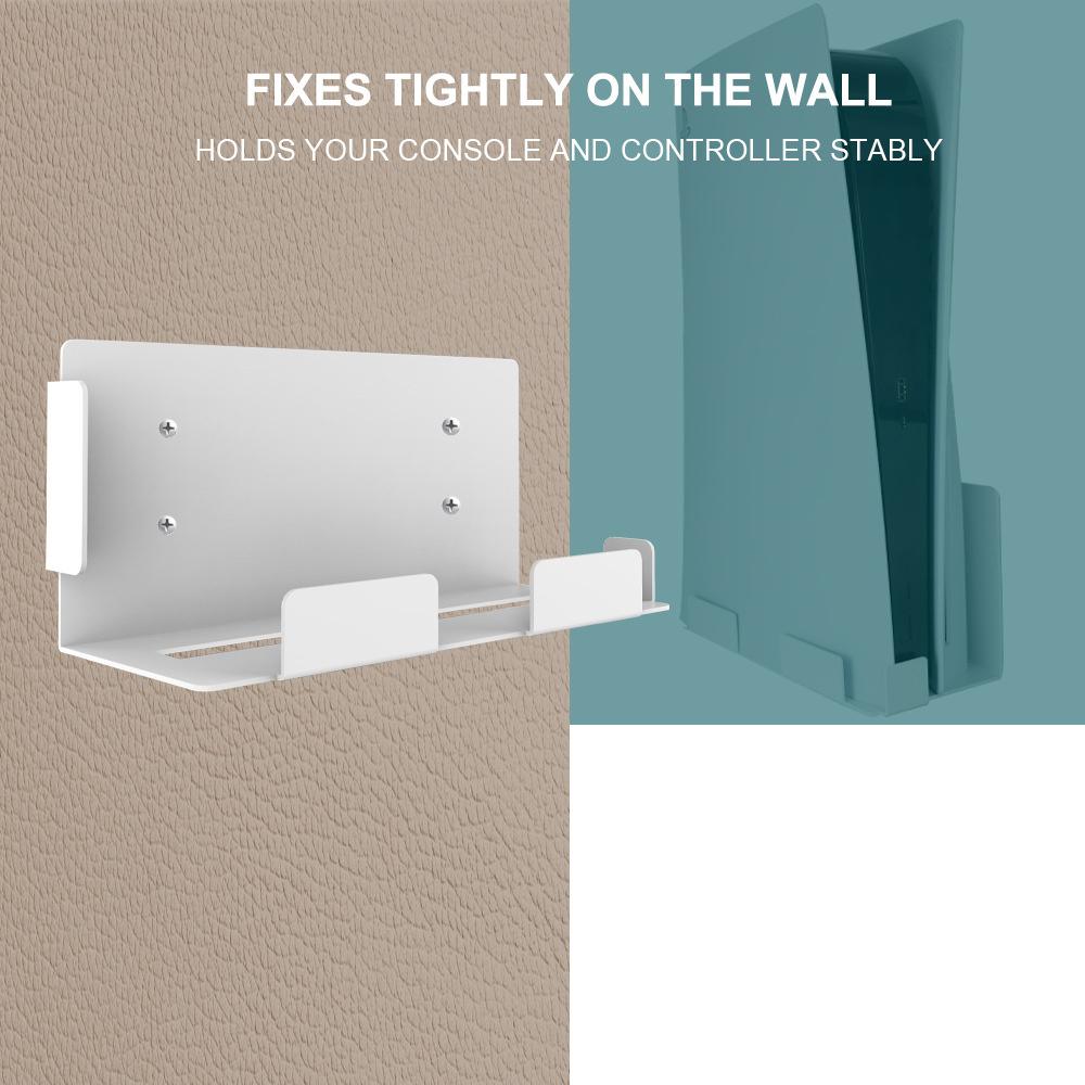 Metal Wall Mount for PlayStation 5 PS5 Disk Edition Wall Console Storage Bracket
