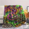 Dragon Elephant Dinosaur Print Flannel Blanket,High quality Comfortable for All Seasons,Home Decor,Warmth and Comfort,Perfect for Christmas Gifts