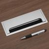 Aluminiumlegierung Drahtlochabdeckung 160mm x 80mm Rechteck Kabeldurchführung Kabeldurchführung Computertisch