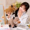 25/30cm Simulation Wild Boar Pig Animal Plush Toy Soft Furniture Decoration Long Hair Throw Pillow Fun Cartoon Christmas Gifts