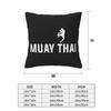 Muay Thai Gloves Thailand Boxing Fighter College 2 Pcs Square Pillowcase Pillow Cover Cushion Throw Pillow For Home Living Room