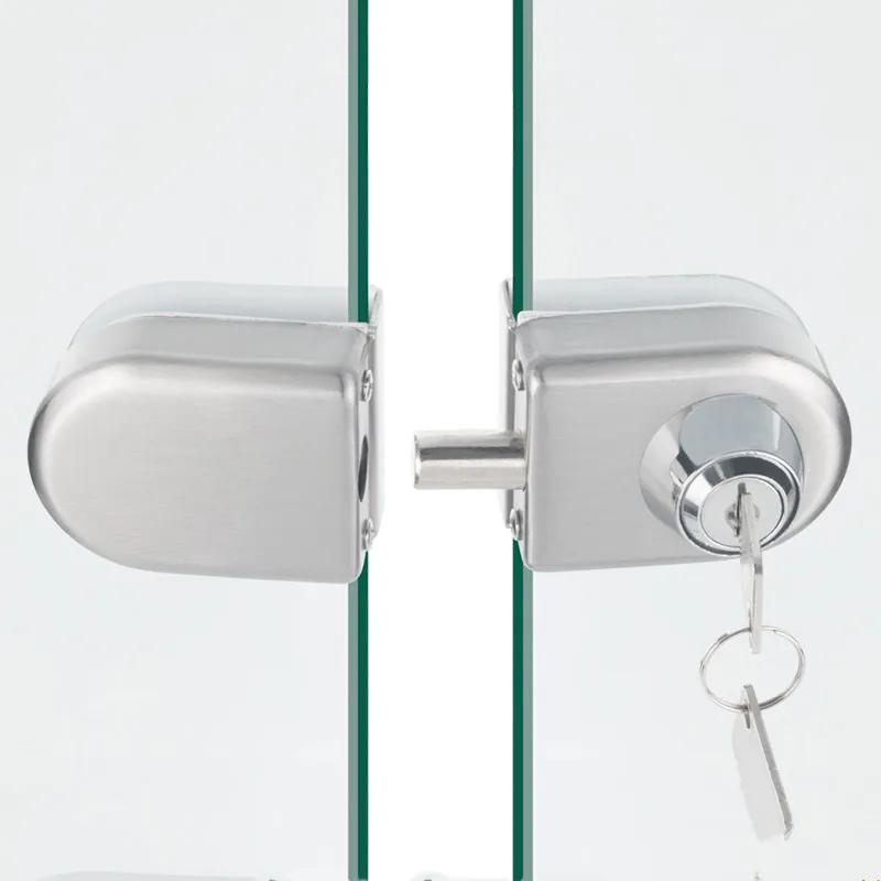 Stainless Steel Glass Door Lock Free