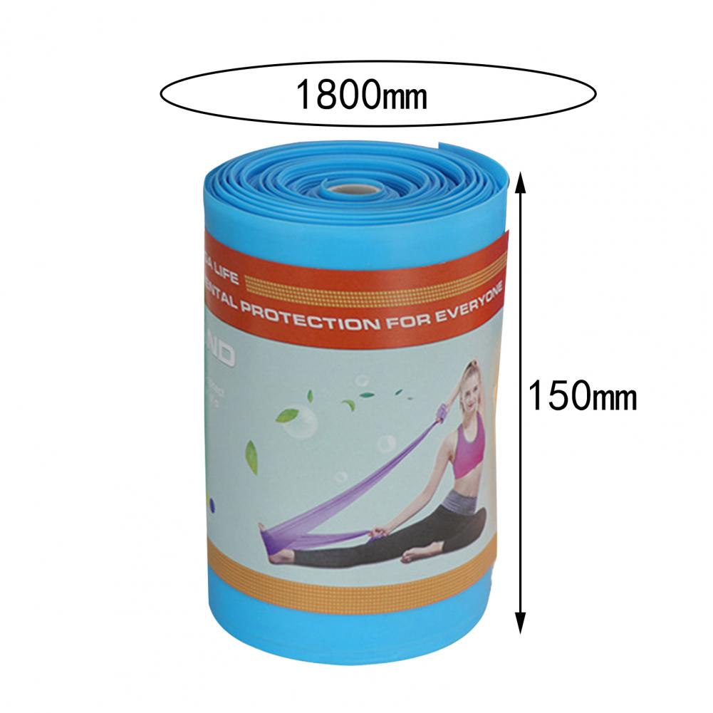 1 Rolle Sicheres Yoga Elastikband Dehnband TPE Fitness Elastikgurt Starke Zähigkeit Übungsgebrauch
