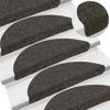 Self Adhesive Stair Treads 5 Pcs 56 X 17 X 3 Cm Anthracite Semi Round
