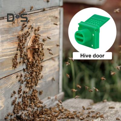 1/2Pcs Bee Hive Entrance Gate Bee Nest Ventilation Opening Window Door Beehive Box Entrance Reducer Door Beekeeping Supplies