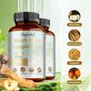 Organic Black Maca Capsules Containing Ashwagandha and Fenugreek Extracts, 2150 Mg Per Serving, an Energy Supplement.