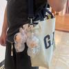 Vodotěsný ochranný přívěsek Labubu 15cm PVC Ita Bag Průhledný protiprachový kryt Outdoor