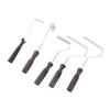 5PCS Fiberglass Laminating Rollers Aluminum Head Bubble Paddle Tool Kit for Mold Resin Composite Projects Bathtub Boat