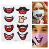 10 Sheets Paper Stickers Lip Gloss Child Student Scrapbook Cartoon for Kids DIY Mouth Labels Crafts