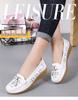 Korean Style Spring 2024 Women's Casual Loafers - Slip-On Bean Shoes for Moms.