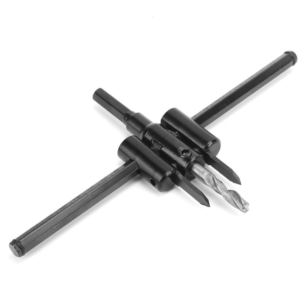 Aircraft Type Twist Bit Adjustable Hole Saw Woodworking Drill Tool For Drywall