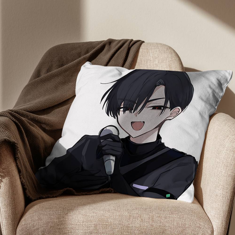 

TTill IIvan Alien Stage Pillow Case Square DoubleSided Printing Short Plush Sofa Cushion Cover Bedroom Bedside Pillow 30x30cm