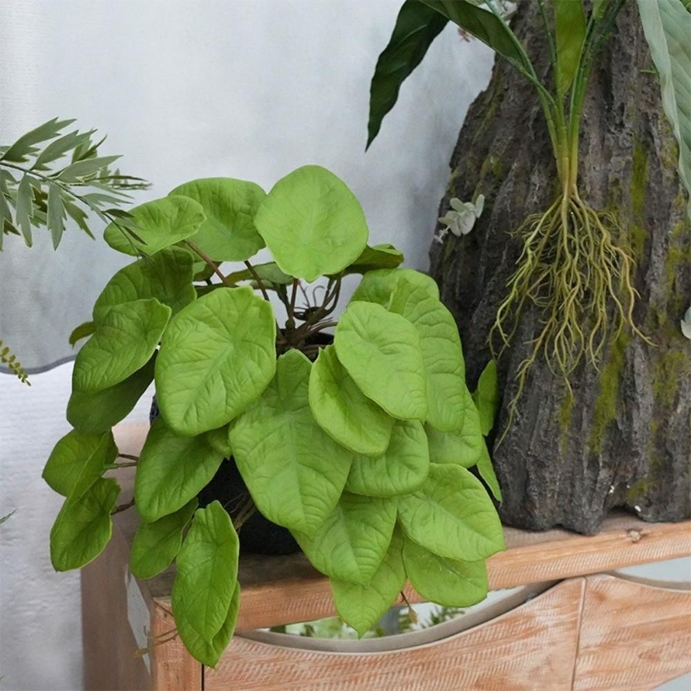 Vibrant Colors Artificial Plants 42 Leaves Simulated Green Plants Fake Tree Leaves Patio