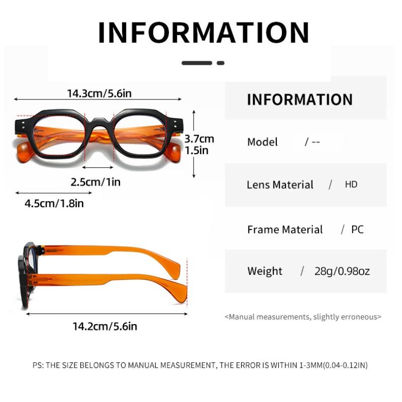 Neutral Fashion Retro Small Frame Reading Glasses Men's Women's New Casual High-definition Anti-blue Light Presbyopia Glasses
