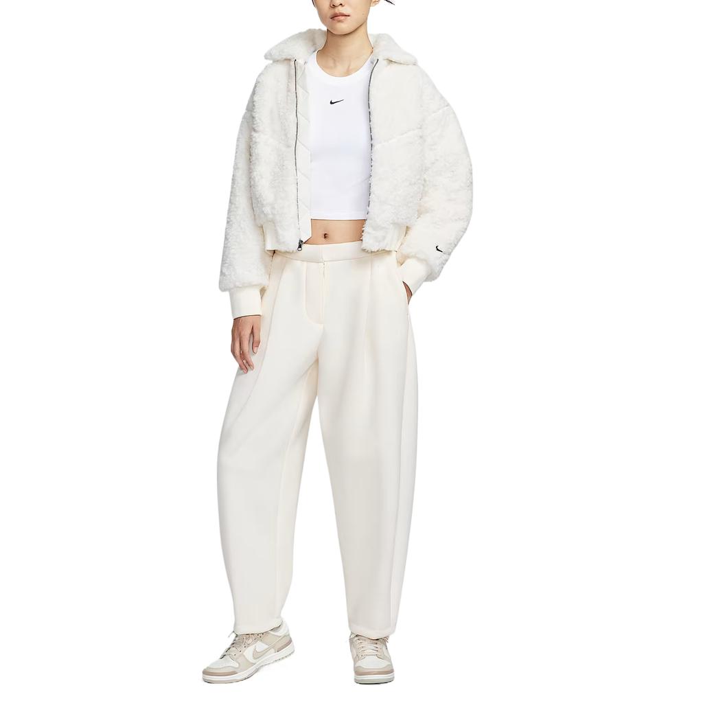 Nike Sportswear Swoosh Solid Loose Warm Casual Pants Women Bottoms HV1965-110