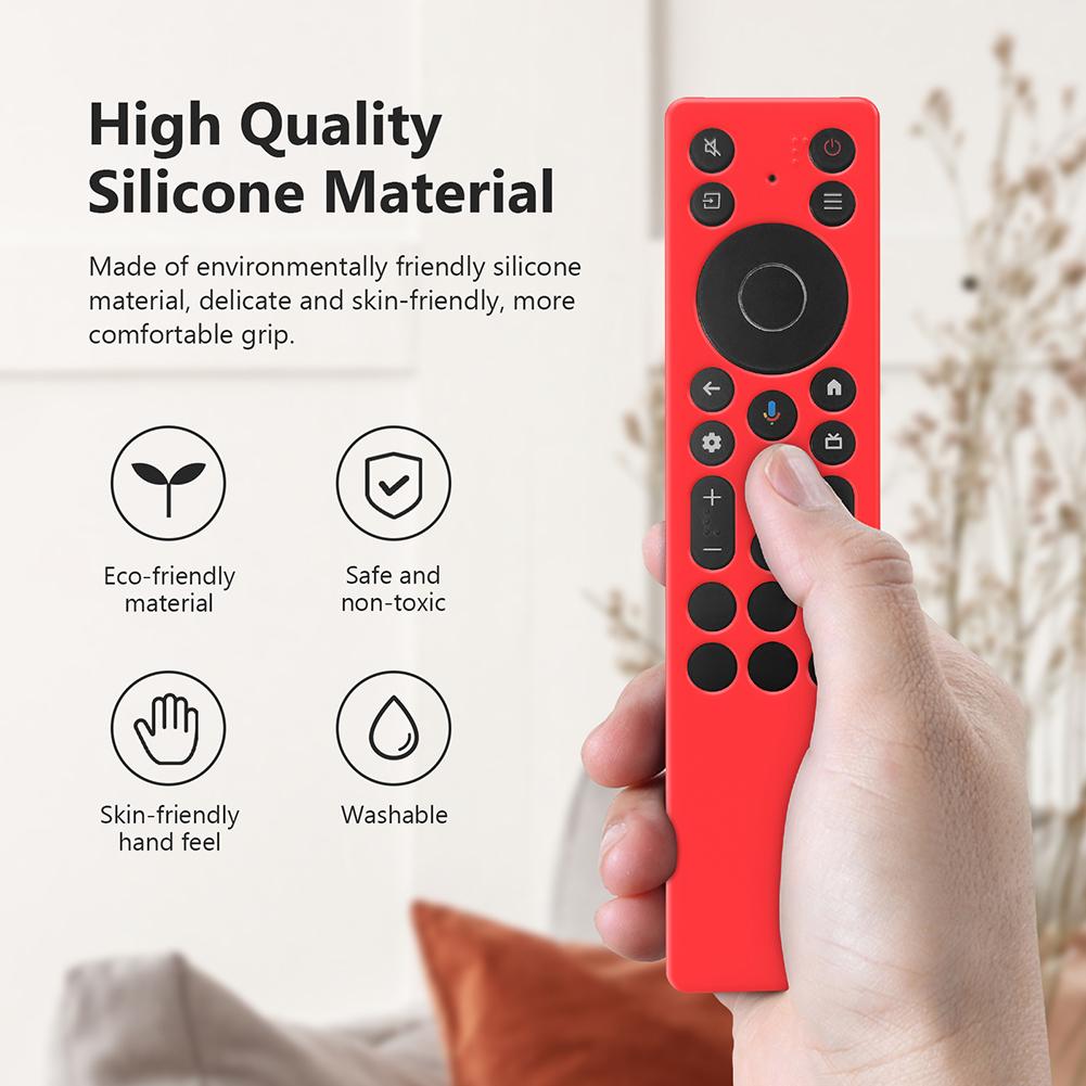 For TCL RC923A/RC813A Silicone Remote Control Case Waterproof Protective Cover Remote Control Protect Case Smart TV Accessories