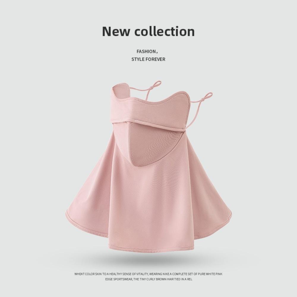 Anti-UV Ice Silk Sunscreen Mask Neck Protection Facial Gini New Bandana Scarfs  Outdoor Sports