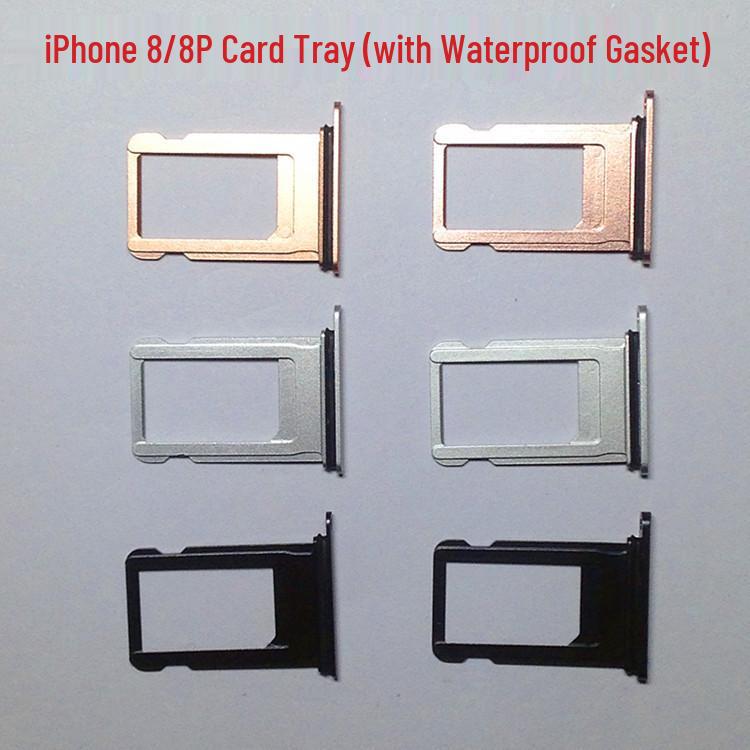 

Держатель SIM-карты для iPhone 8 Plus/SE2/8-го поколения с водонепроницаемым резиновым уплотнителем SE2 Black