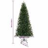 VidaXL Sapin de Noël artificiel Vert 180 cm PVC, PE et acier, Déco salon, arbre artificiel moderne, fête de Noël, 42018734