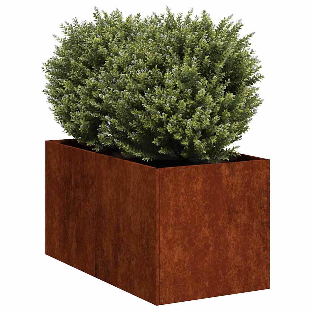 Pot Rusty 40X80X40 Cm Stainless Steel