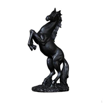 Figur Pferd, Harz Statue Galoppierende Moderne Skulptur für Schreibtisch Dekoration, Europäischen Stil,
