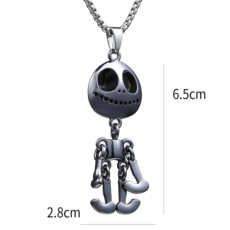 Jesus Cross Necklace Robot Dinosaur Pendant Fashion Charm Whale Screw Man Motorcycle Bear Sweater Chain Jewelry For Men Gifts