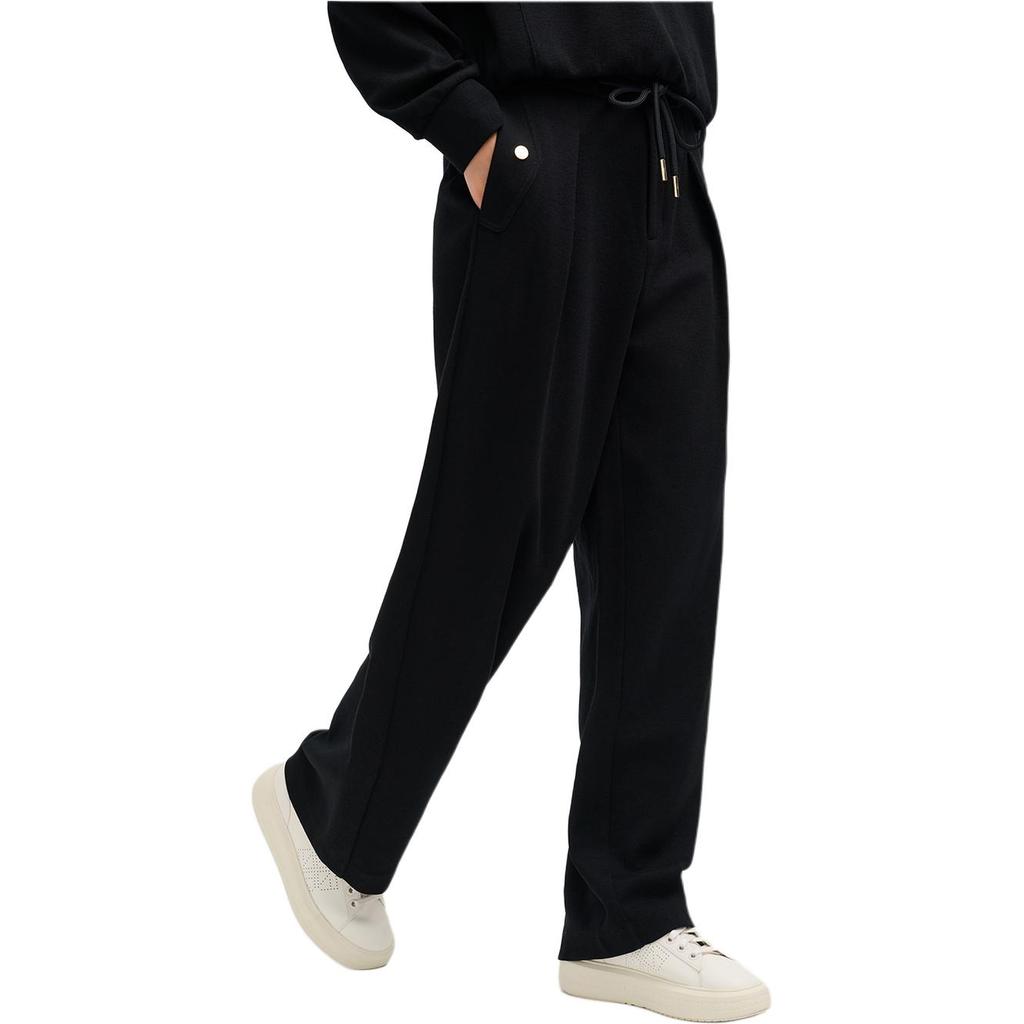 New FILA MILANO Collection Casual Pants Women's Jet Black F11W515607F-BK