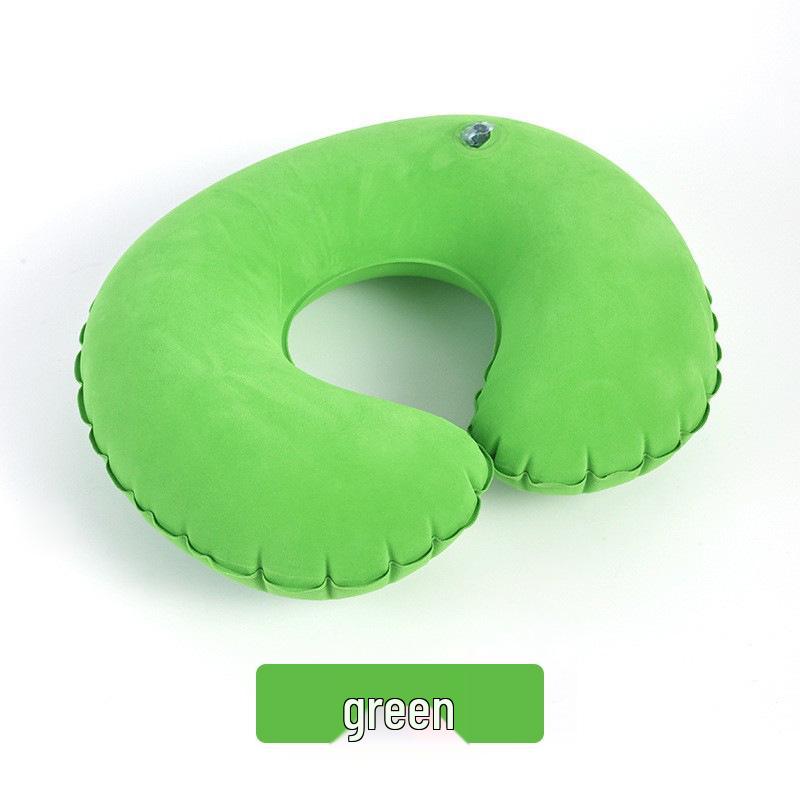 Automatic Inflatable Pillow: Portable Outdoor/Indoor Lumbar & Neck Support for Travel, Office Nap